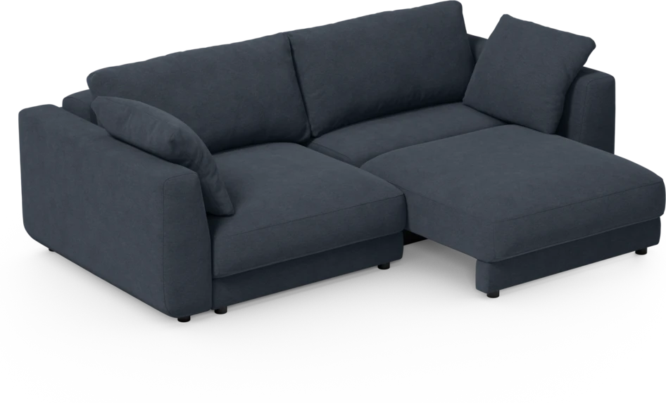 Amie - Bäddsoffa 3-sits - Blå