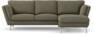 Madison Lux - 2-sits soffa med schäslong höger - Brun