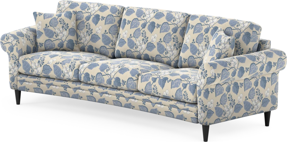Eden - 3-sits soffa svängd - Flerfärgad