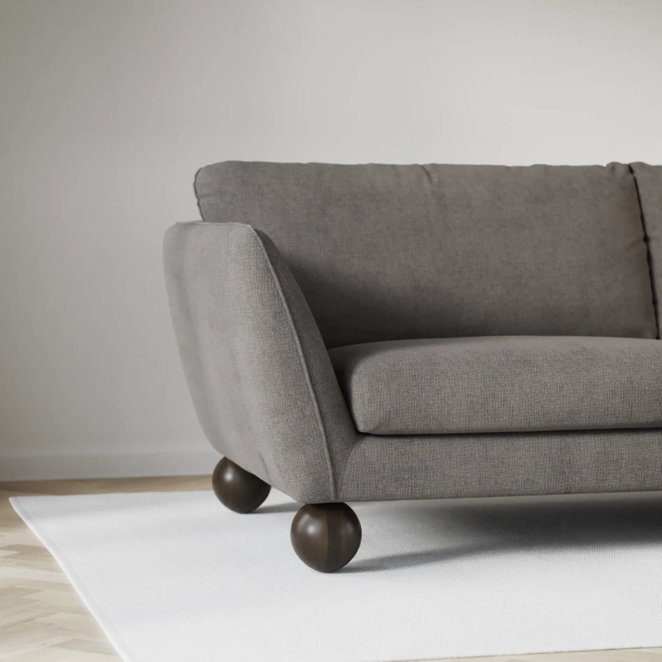 Madison Lux - Hörnsoffa 2+3-sits, hörn 1 - Brun