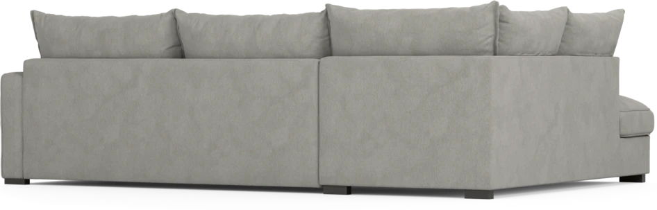 Mila - 3-sits soffa med divan vänster - Grå