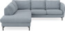 Madison - 2-sits soffa med divan vänster - Blå