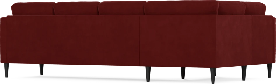 Eden - Hörnsoffa, 1+3-sits - Röd