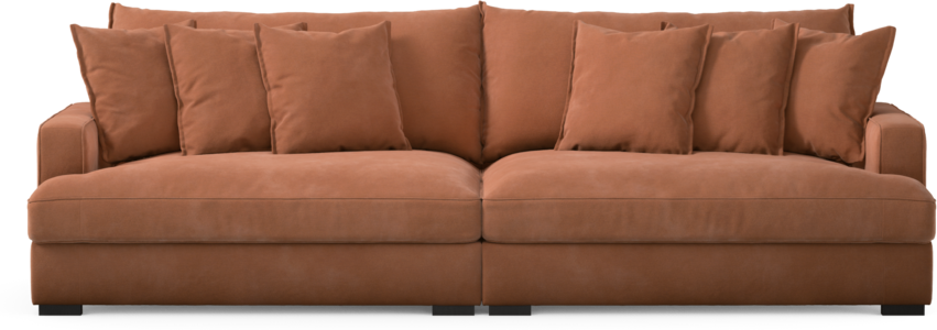 Rossi - 4-sits soffa - Gul