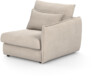 Pieces - 1-sits med armstöd höger - Beige