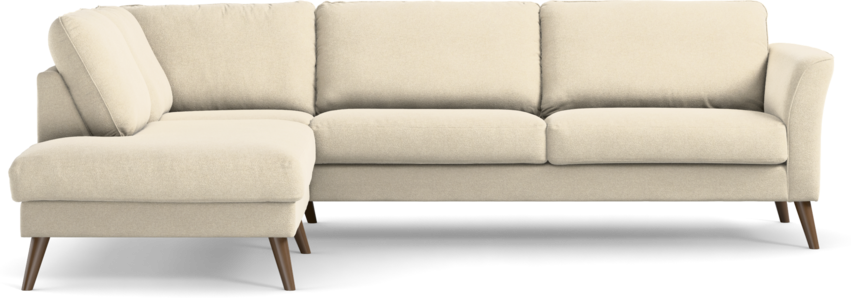 Bridge - 3-sits soffa med divan vänster - Beige