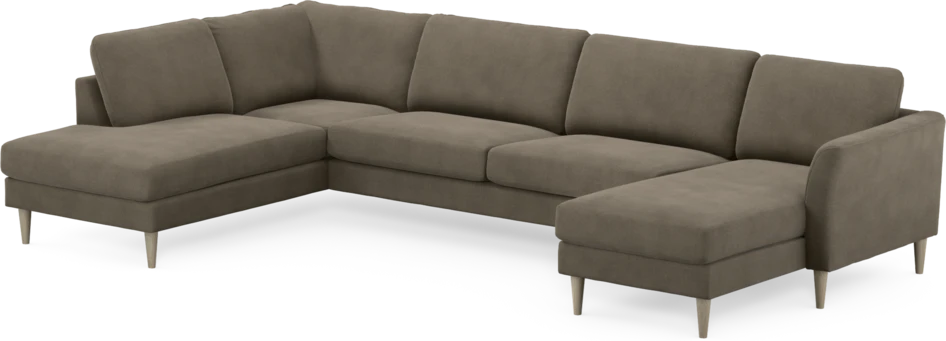 Bridge - 3-sits soffa med divan vänster och schäslong höger - Beige