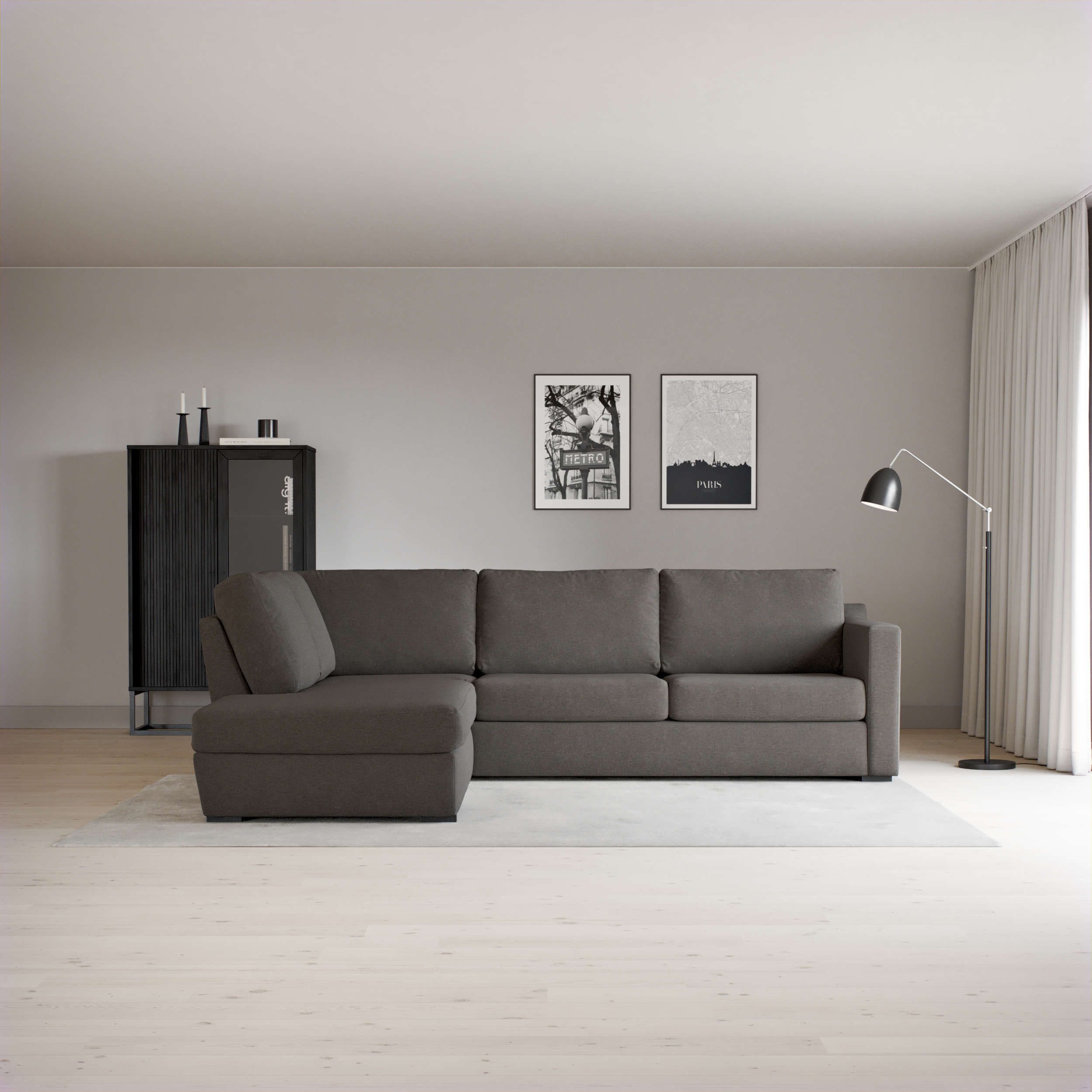 Friday - 2,5-sits soffa med divan vänster - inspiration
