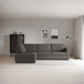 Friday - 2,5-sits soffa med divan vänster - Grå