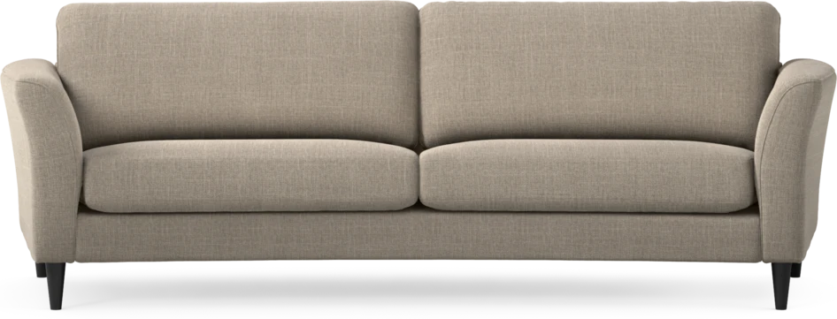 Bridge - 3-sits soffa svängd - Beige
