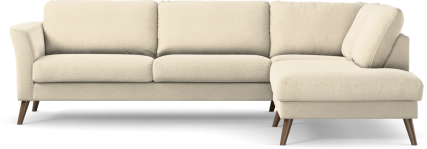 Bridge - 3-sits soffa med divan höger - Beige