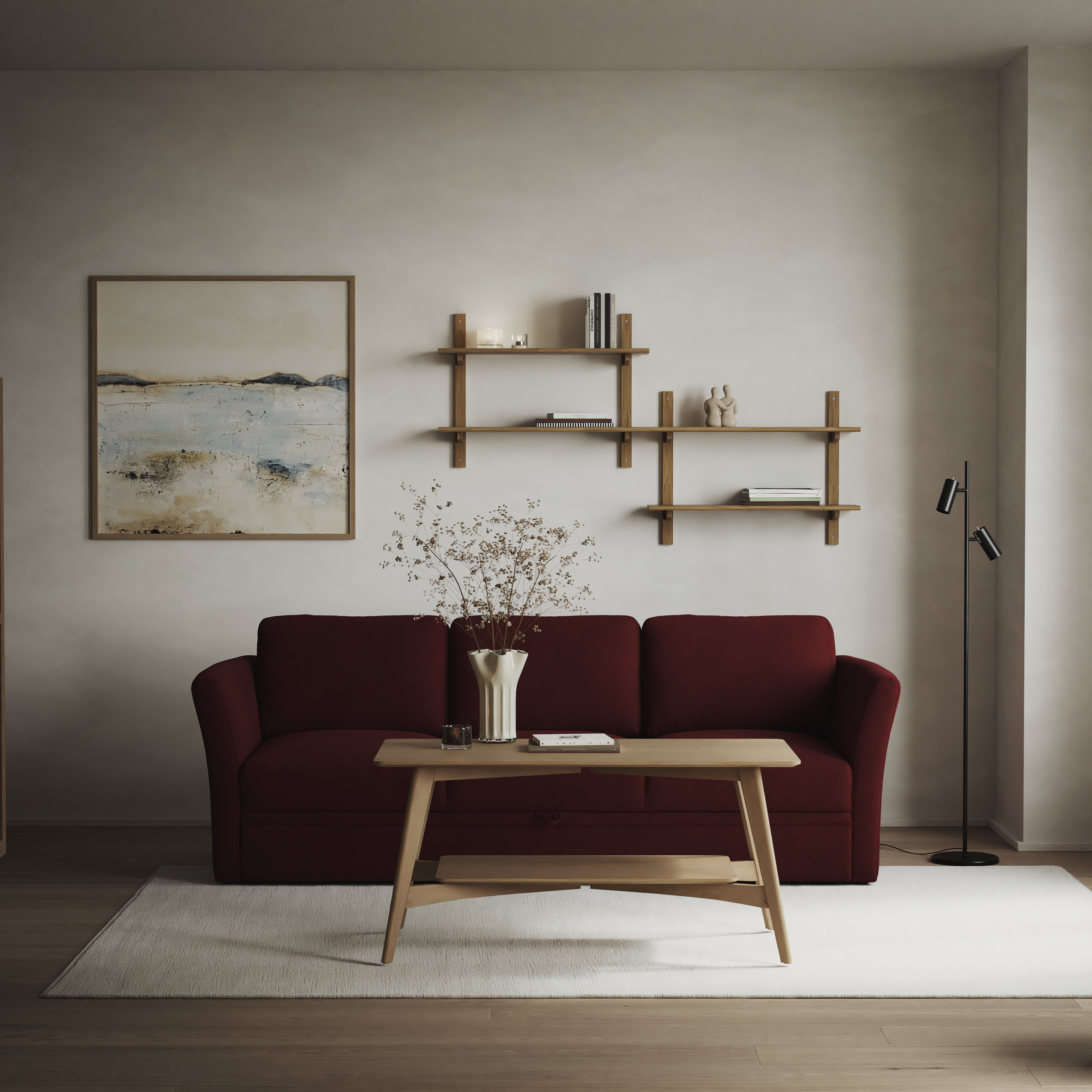 Öland - Bäddsoffa 3-sits, längsbäddad - inspiration