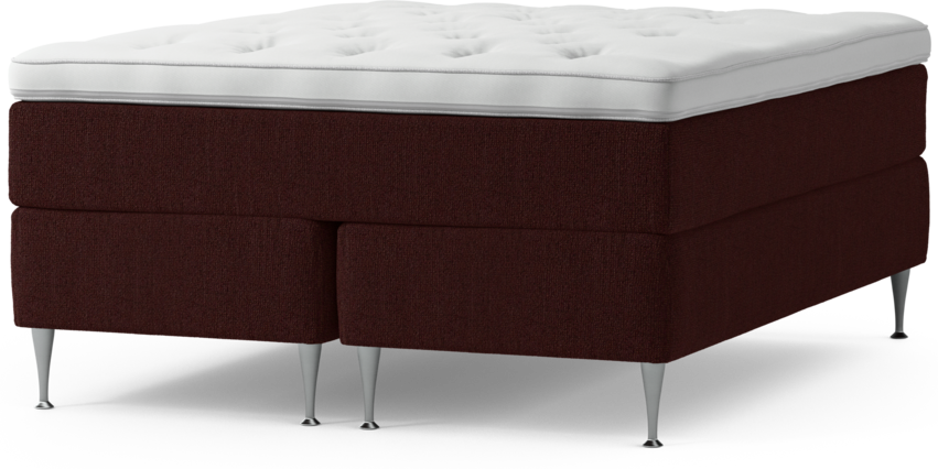 Delux Dream - Kontinentalsäng, dubbelsäng med bäddmadrass och sängben