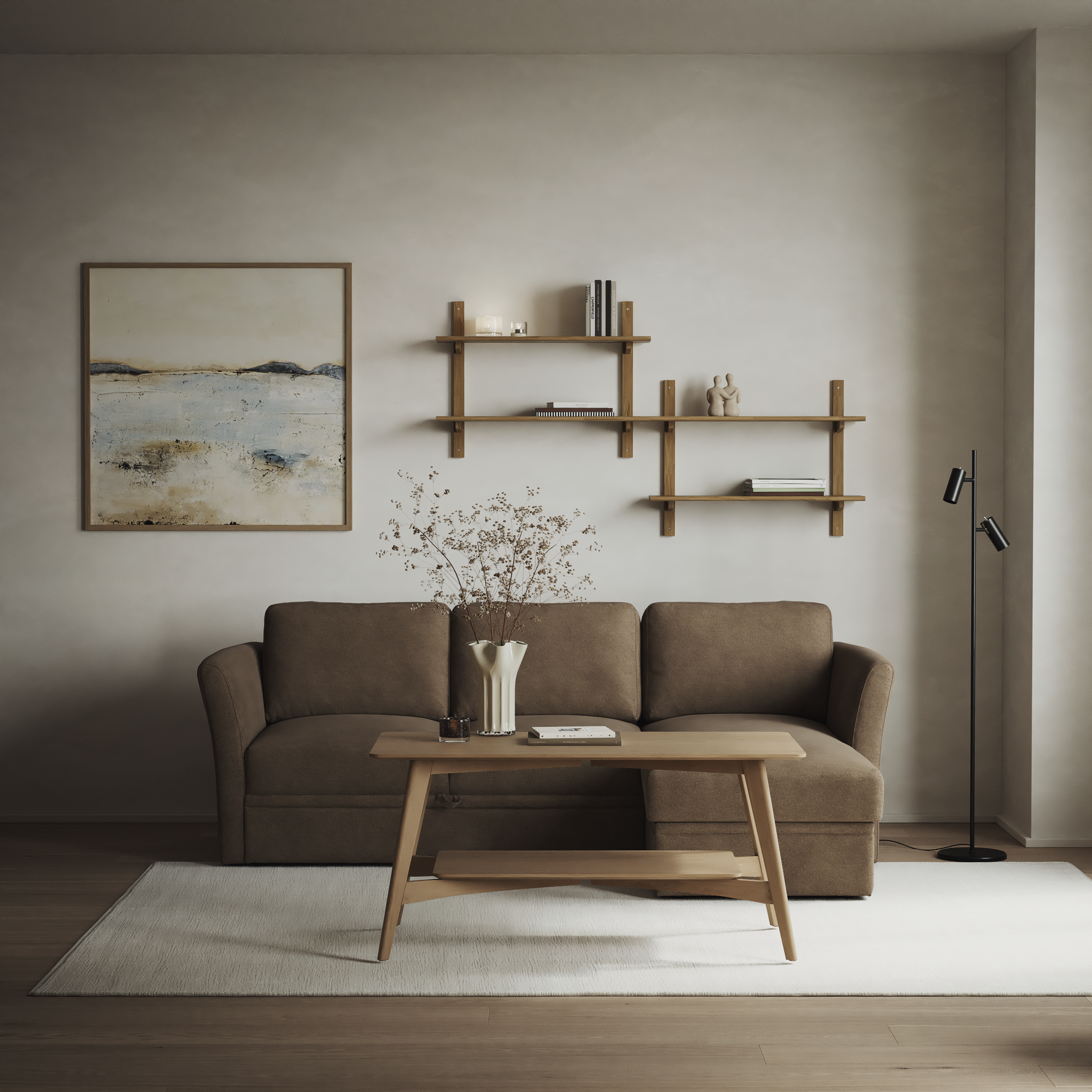 Öland - Bäddsoffa med schäslong höger - inspiration