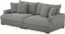 Rossi - 3-sits soffa - Grå