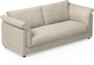 Cherrie - 2,5-sits soffa, hel dyna och kappa - Beige