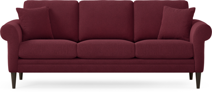 Eden - 3-sits soffa - Röd