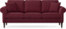 Eden - 3-sits soffa - Röd