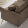Eden - 2,5-sits soffa med divan - Brun