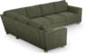 Friday - Hörnsoffa, 2+3-sits - Grön