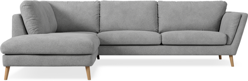 Madison Lux - 3-sits soffa med divan vänster - Vit