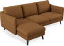 Madison Lux - 2-sits soffa med schäslong vänster - Brun