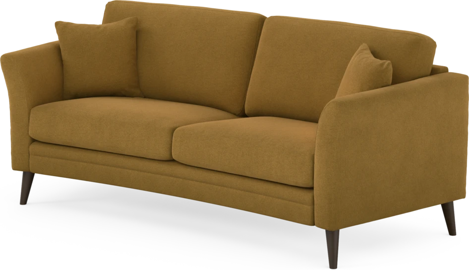 Eden - 2,5-sits soffa svängd - Gul