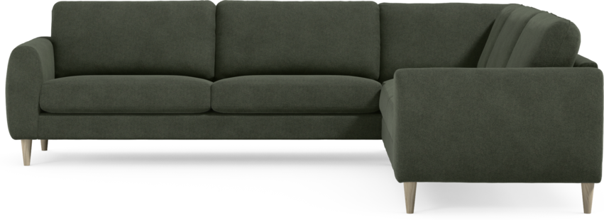 Bridge - Hörnsoffa, 3+3-sits - Grön