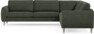 Bridge - Hörnsoffa, 3+3-sits - Grön