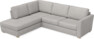 Friday - 2,5-sits soffa med divan vänster - Vit