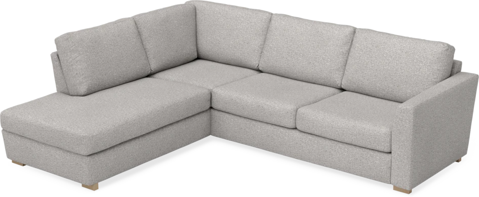 Friday - 2,5-sits soffa med divan vänster - Vit