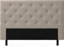 Delux Pikerad Låg - Sänggavel, 90-210 cm - Beige