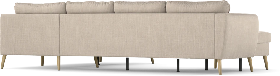 County - Hörnsoffa, 3+2-sits med schäslong vänster - Beige