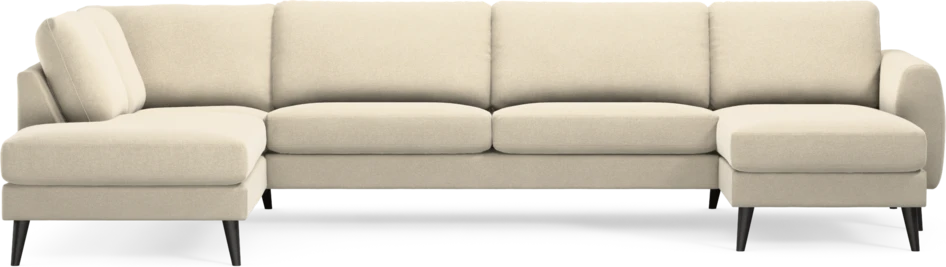 Bridge - 3-sits soffa med divan vänster och schäslong höger - Beige
