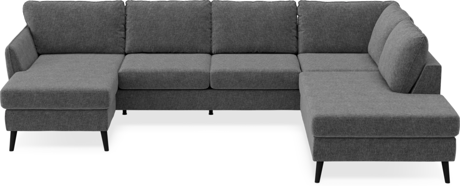 County - 3-sits soffa med schäslong vänster och divan höger - Grå