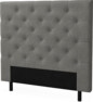 Delux Pikerad - Sänggavel, 90-210 cm - Grå