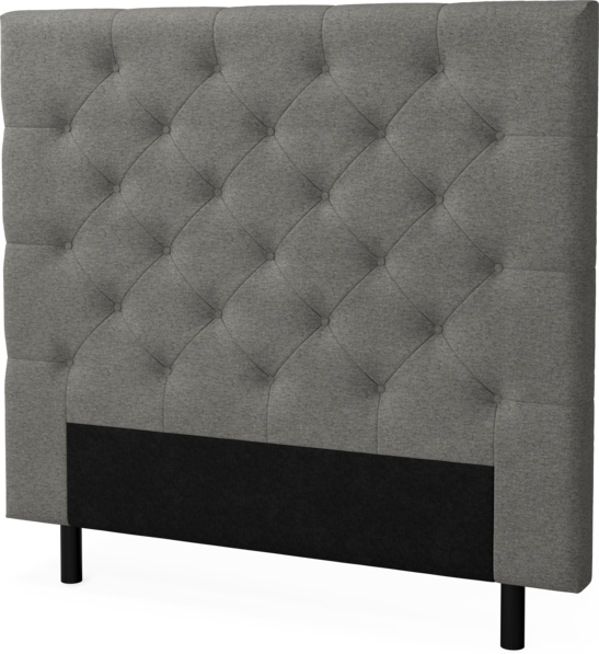 Delux Pikerad - Sänggavel, 90-210 cm - Grå
