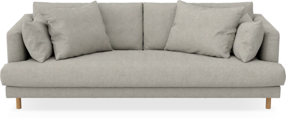 Harper - 3-sits soffa, hel dyna - Beige