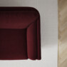 Madison Lux - 2-sits soffa med divan vänster och schäslong höger - Röd