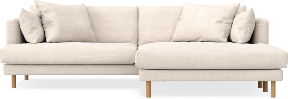 Harper - 4-sits med schäslong XL höger - Beige