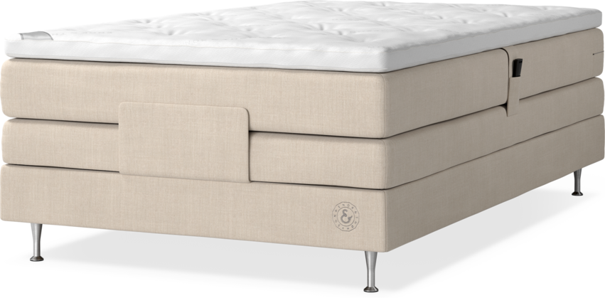 Cape Farewell - Ställbar säng med bäddmadrass och sängben