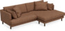 Harper - 4-sits med schäslong XL höger - Orange