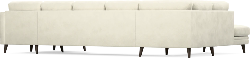 Eden - 3-sits soffa med divan vänster och schäslong höger - Vit