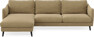 Madison - 3-sits soffa med schäslong vänster - Brun
