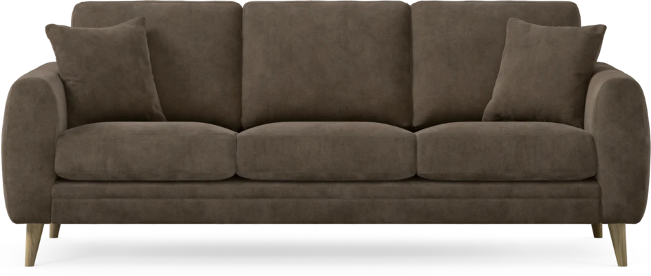Eden - 3-sits soffa - Brun