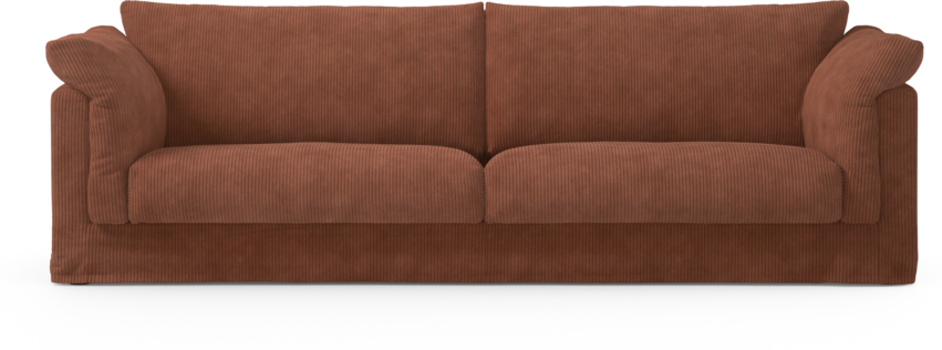 Cherrie - 4-sits soffa med kappa - Orange
