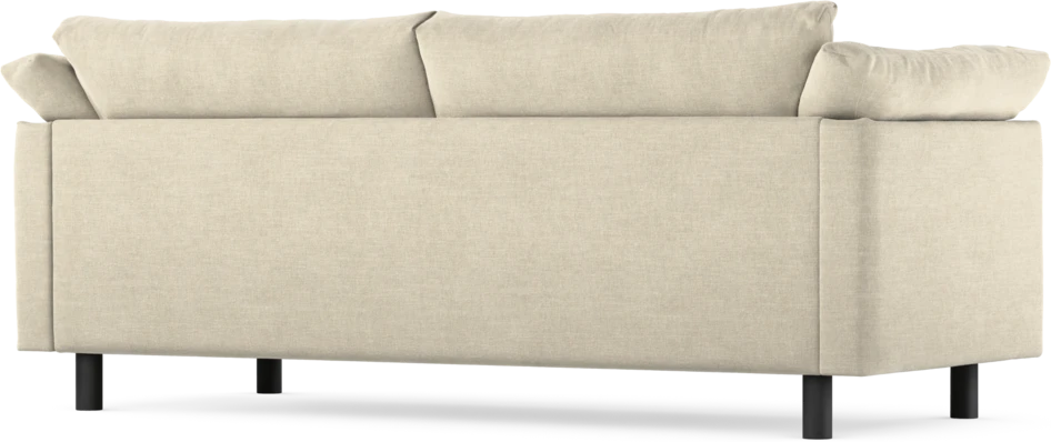 Cherrie - 2,5-sits soffa, hel dyna, fast klädsel - Beige