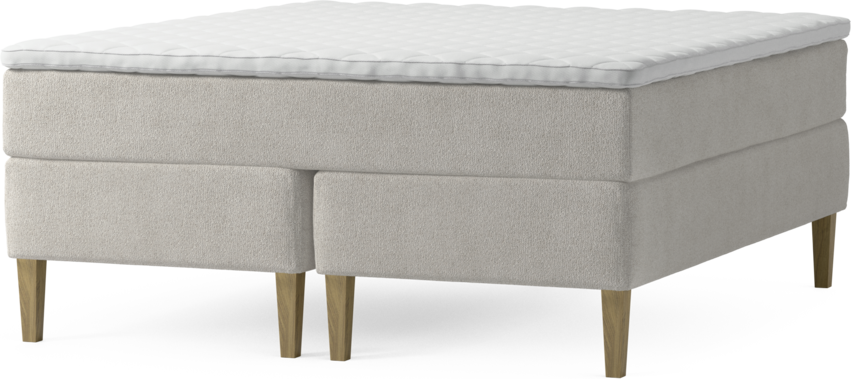 Delux Dream - Kontinentalsäng, dubbelsäng med bäddmadrass och sängben