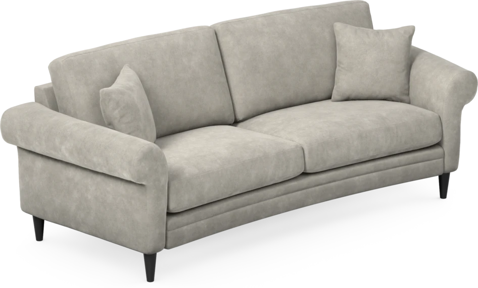 Eden - 2,5-sits soffa svängd - Grå