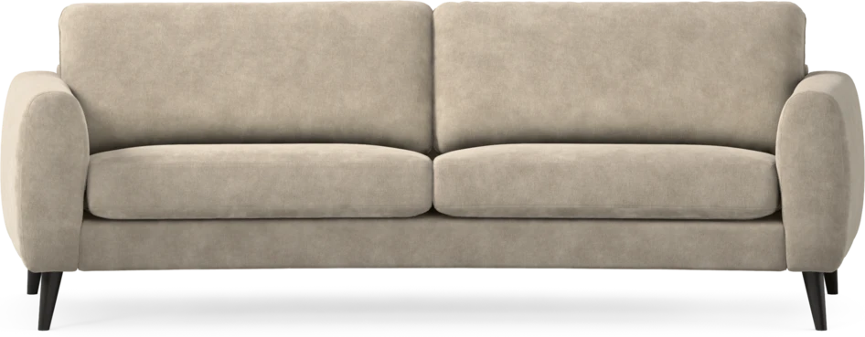 Bridge - 3-sits soffa svängd - Beige